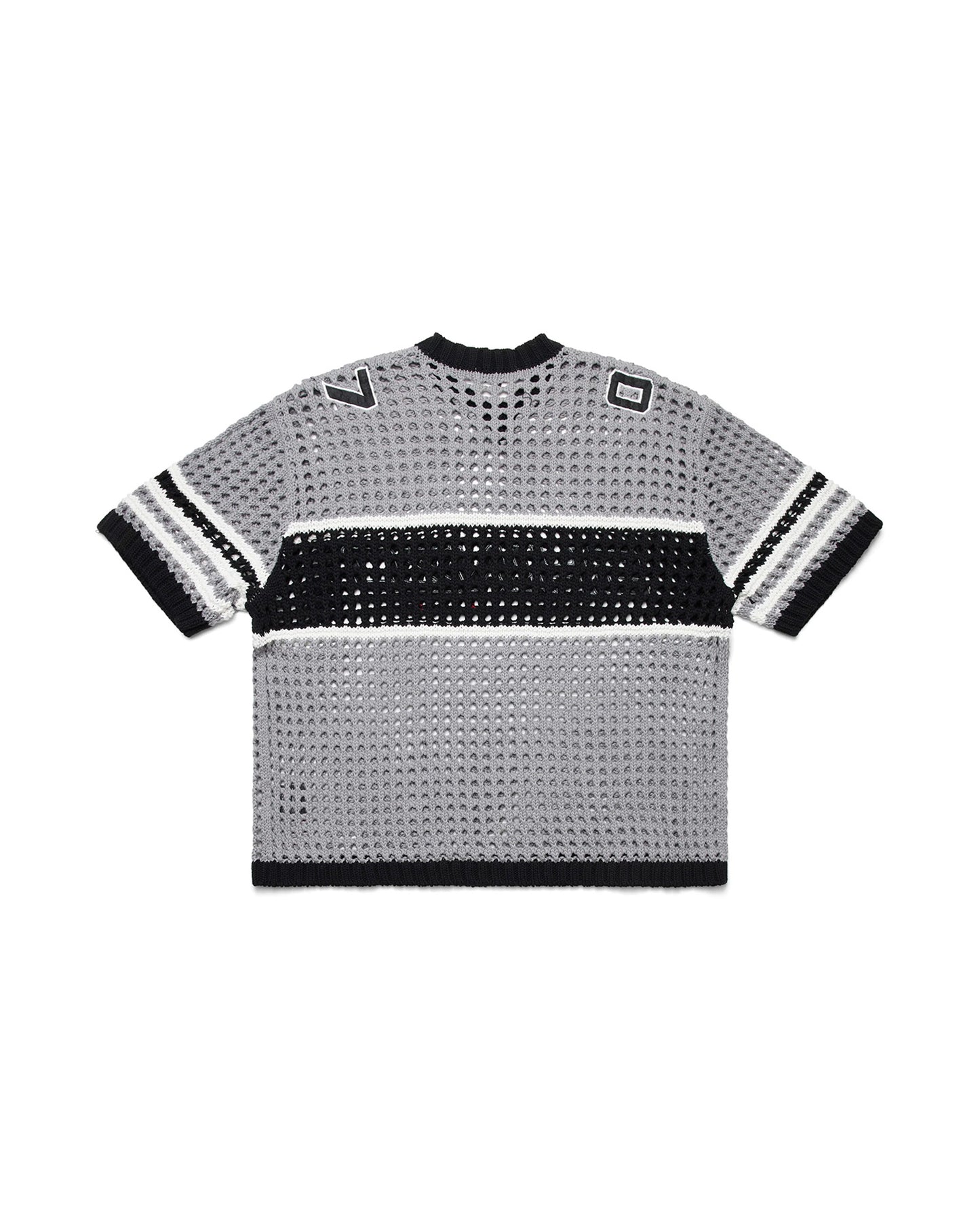 Futtobōru Crochet Knit Jersey Grey