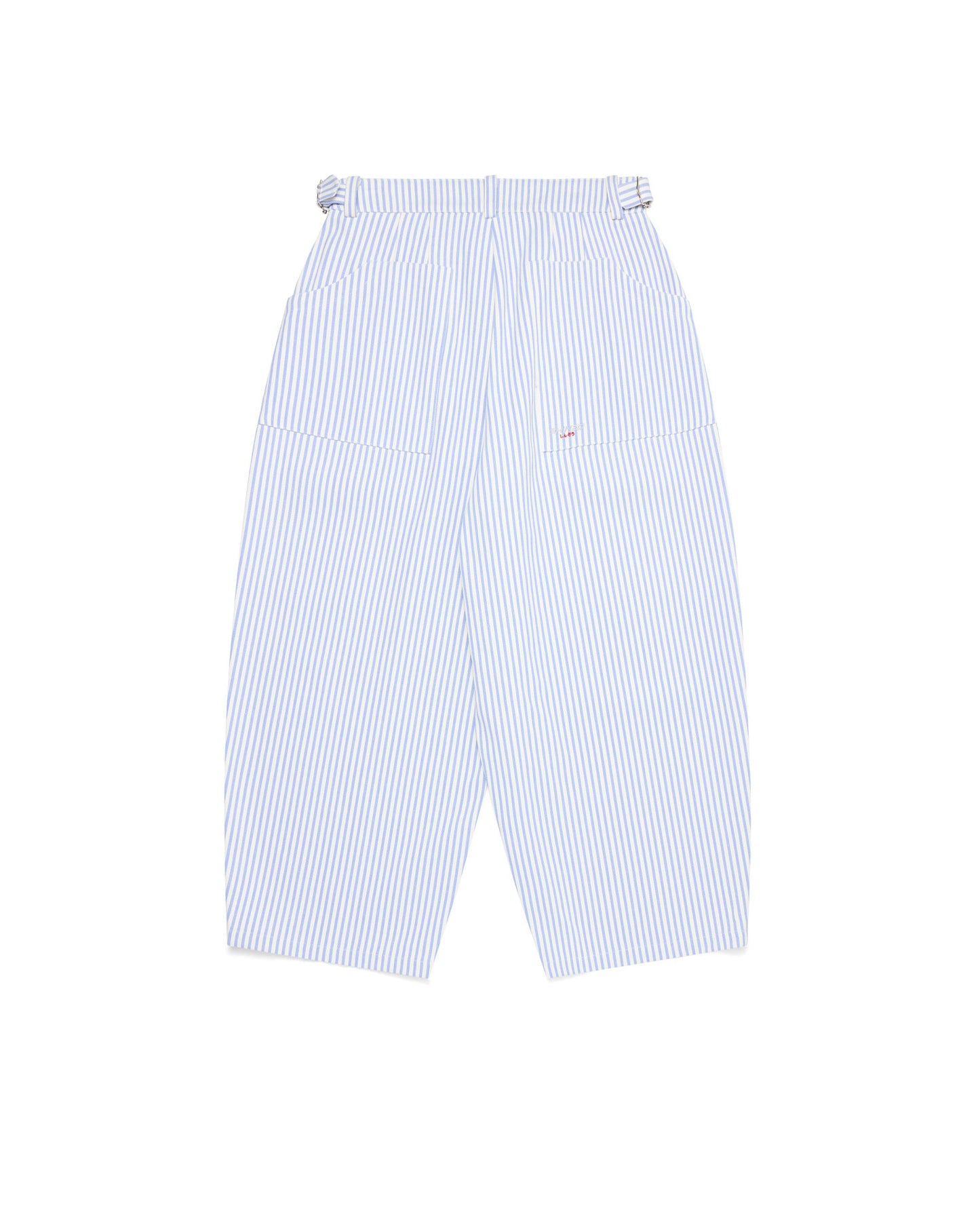 Tomokazu Canvas Balloon Pinstripe Pants