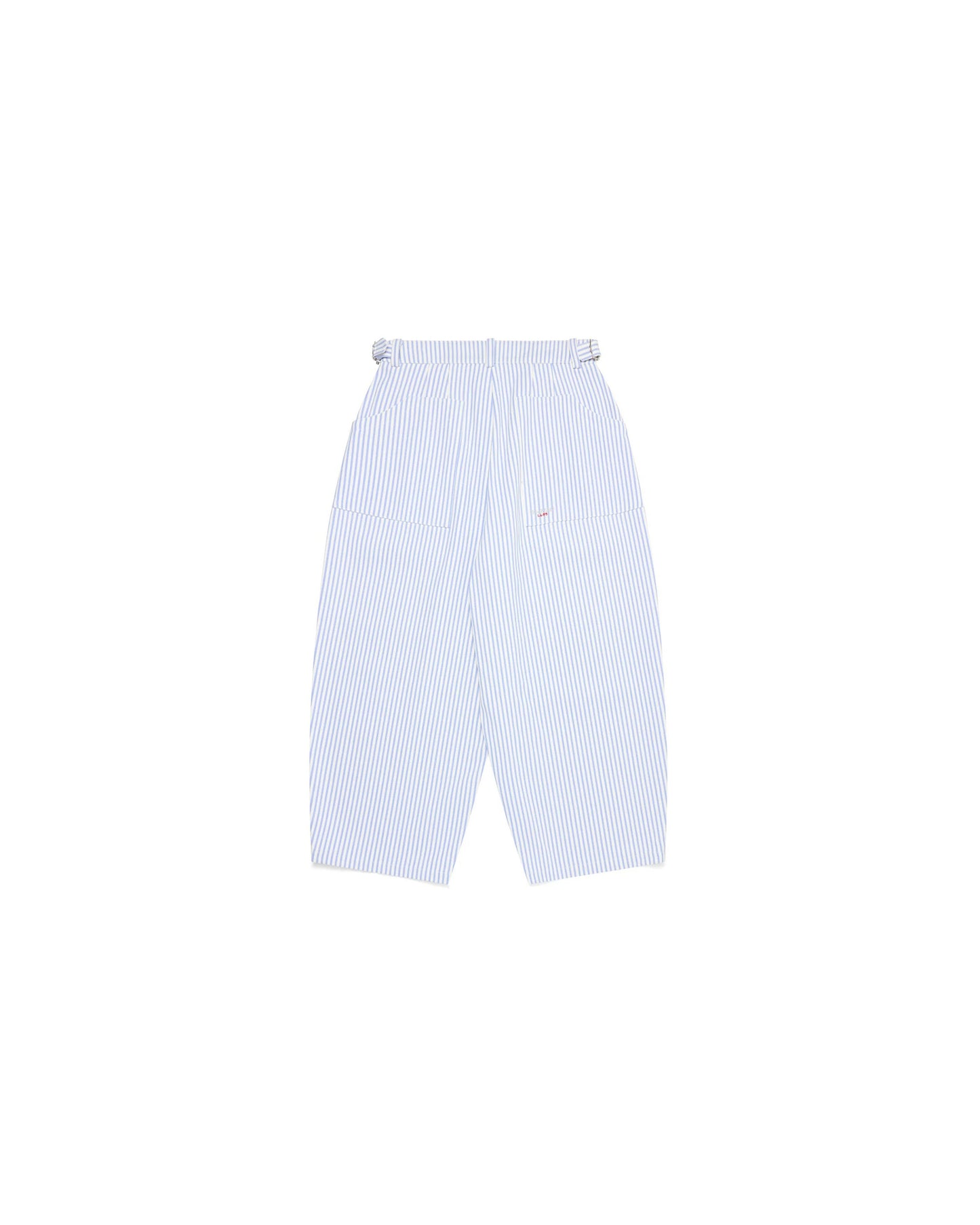 Tomokazu Canvas Balloon Pinstripe Pants