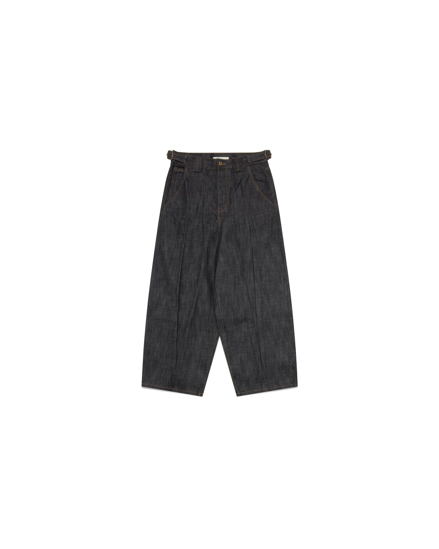 Okayama 16oz Raw Black Japanese Selvedge Balloon Denim Pants