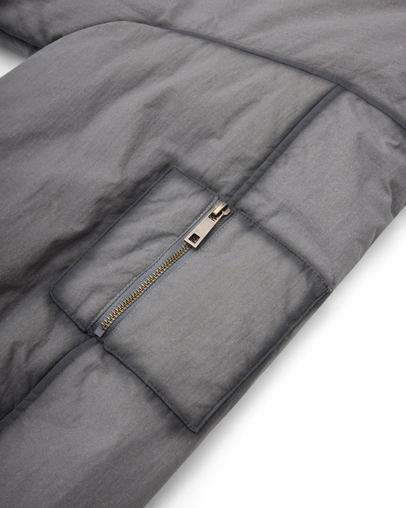 Ishigaki Grey A1 Bomber Puffer Jacket