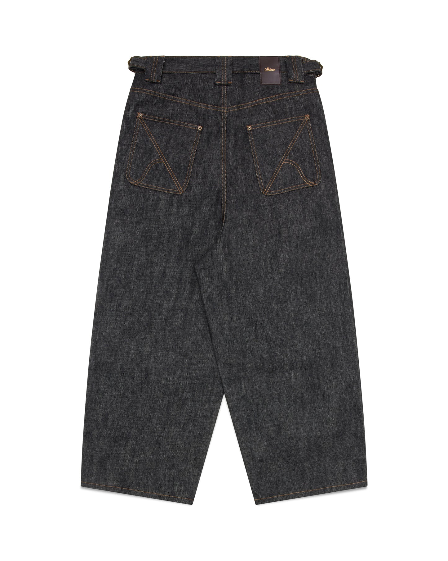 Okayama 16oz Raw Black Japanese Selvedge Balloon Denim Pants