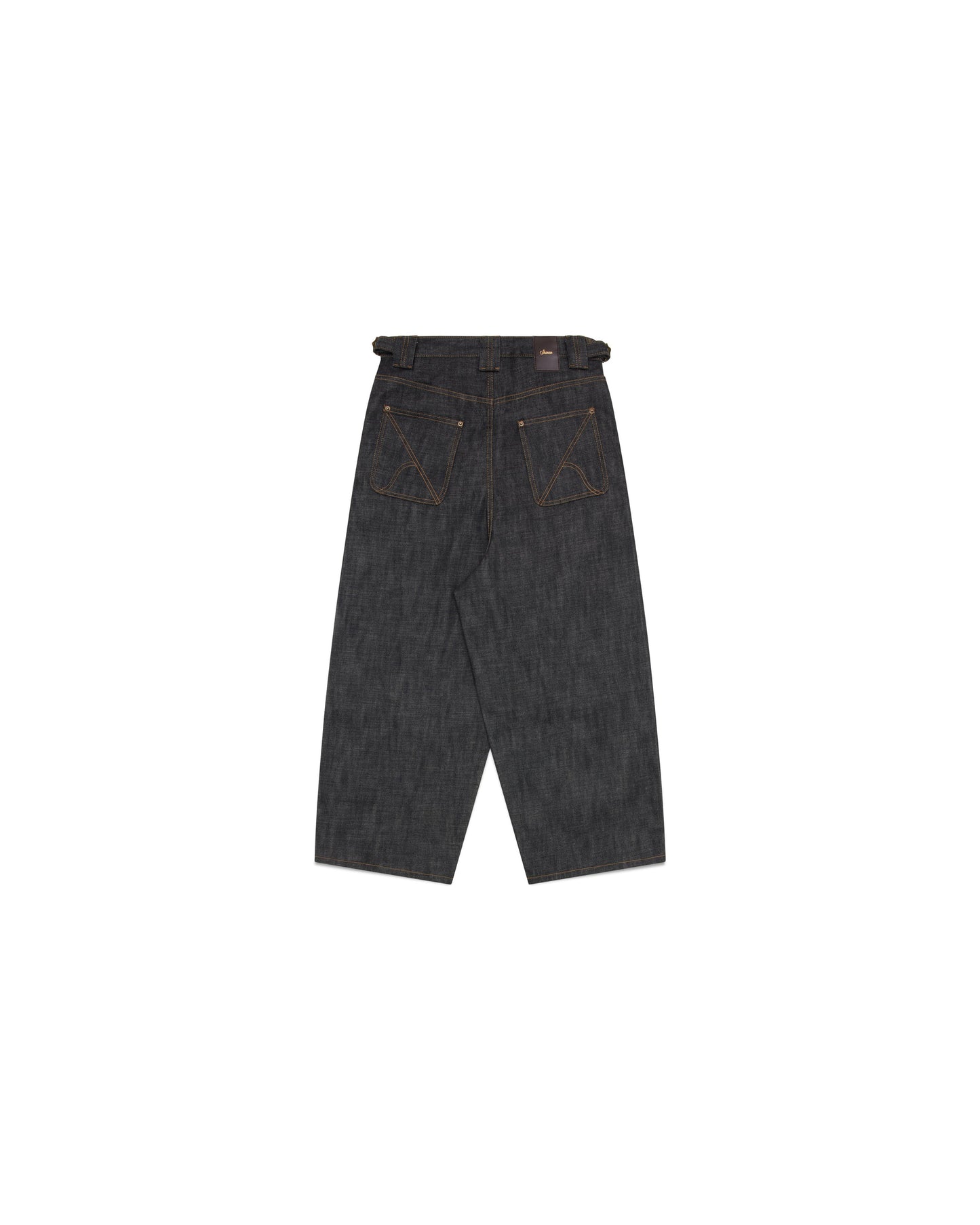 Okayama 16oz Raw Black Japanese Selvedge Balloon Denim Pants