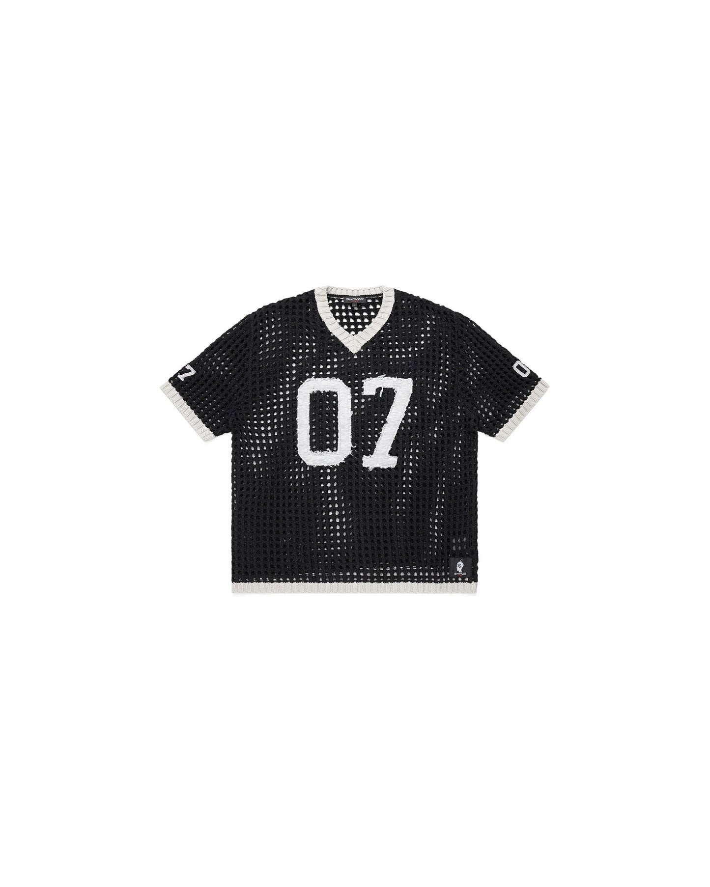 Shibui Hand Crocheted Knit Jersey Shirt