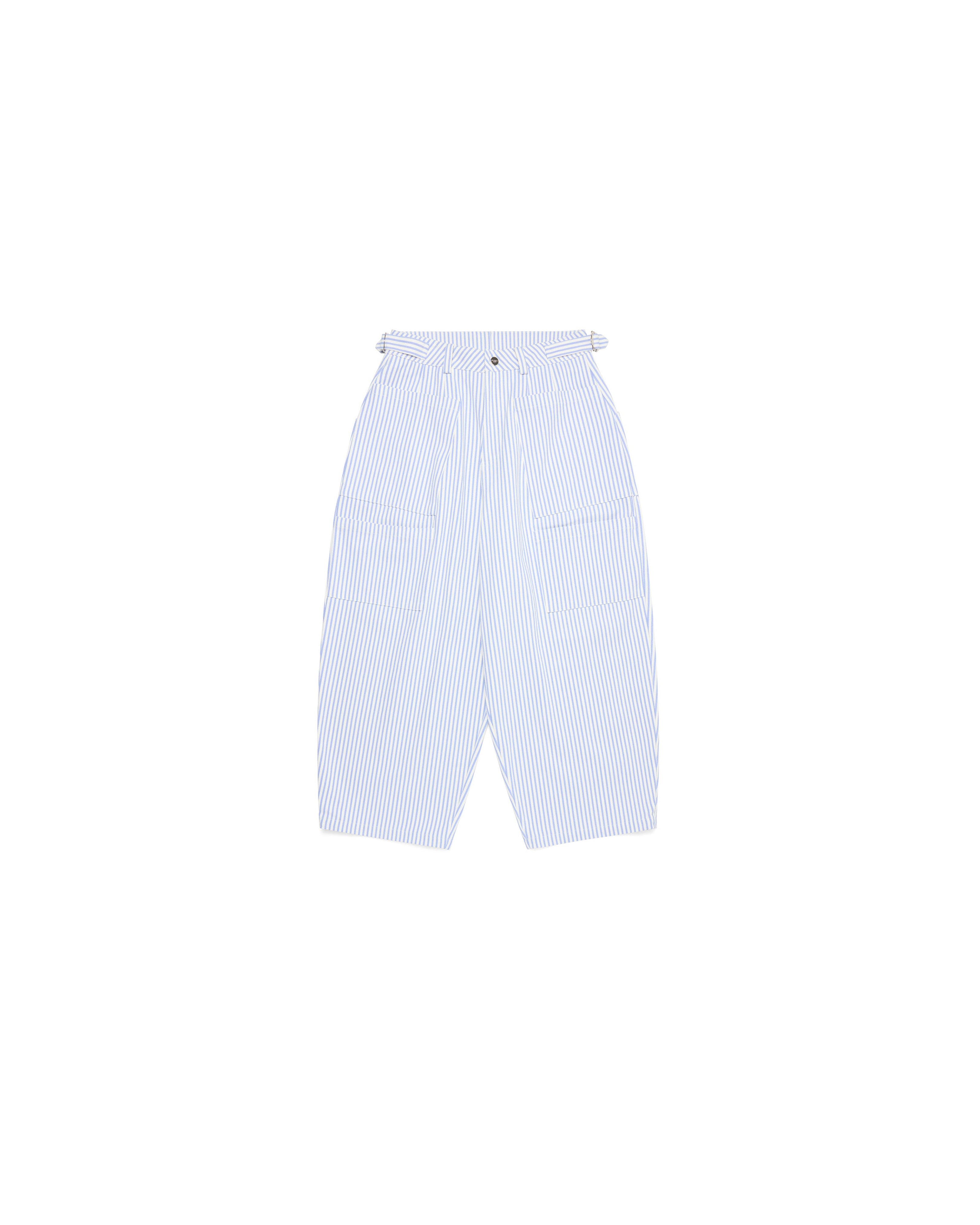 Tomokazu Canvas Balloon Pinstripe Pants – Shinzo
