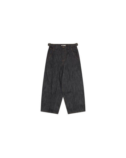 Okayama 16oz Raw Black Japanese Selvedge Balloon Denim Pants