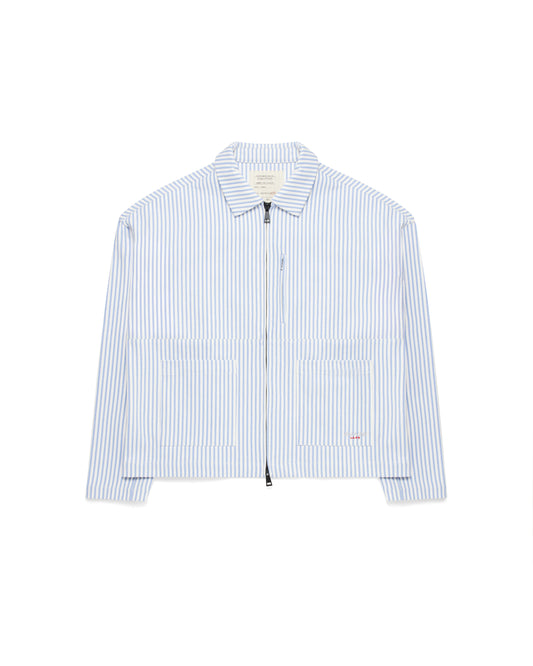 Tomokazu Pinstripe Canvas Workwear Jacket