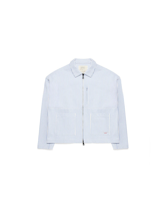 Tomokazu Pinstripe Canvas Workwear Jacket