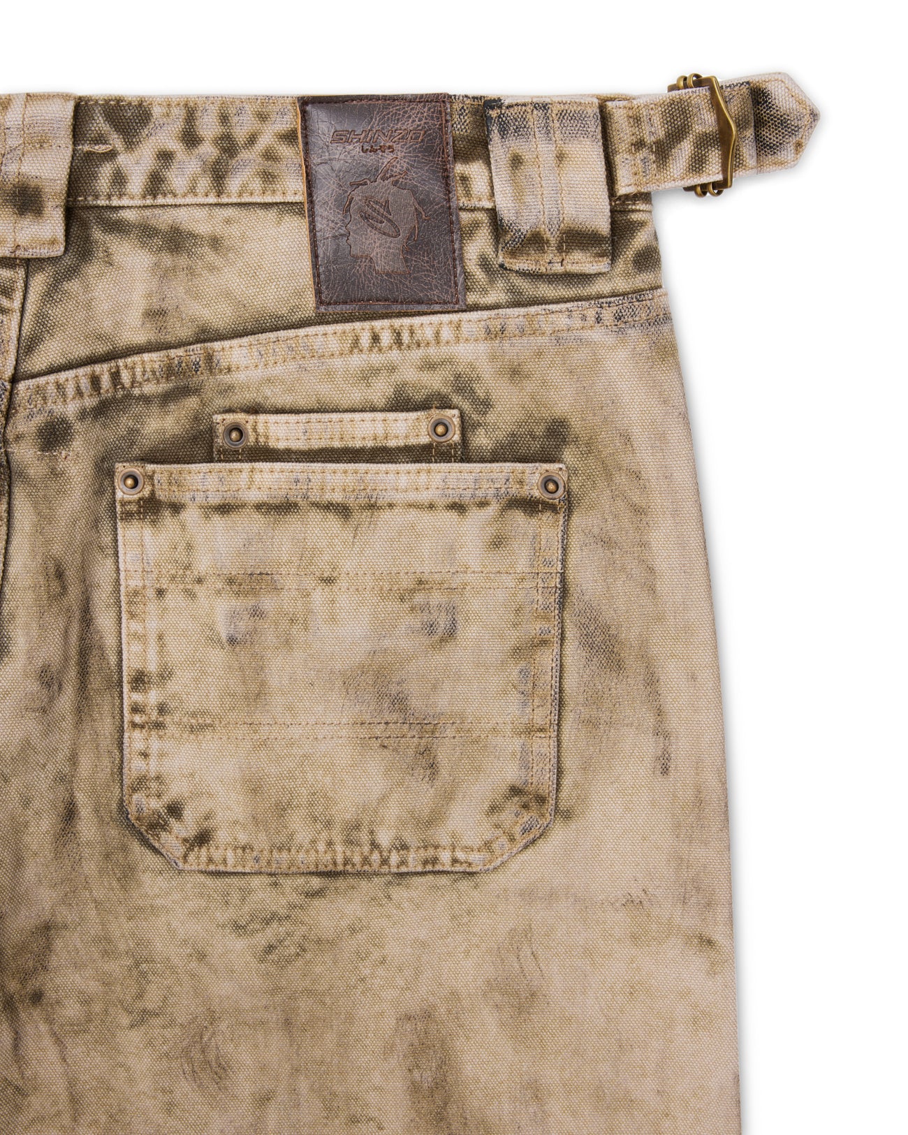 Sagyōgi 15oz Cream Double Knee Canvas Pants