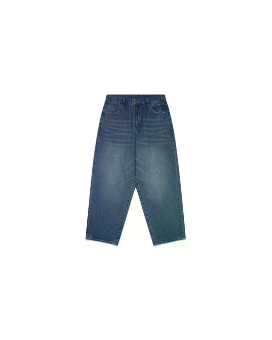 Deep Indigo Blue 13.5oz Phat Cut Denim Jeans