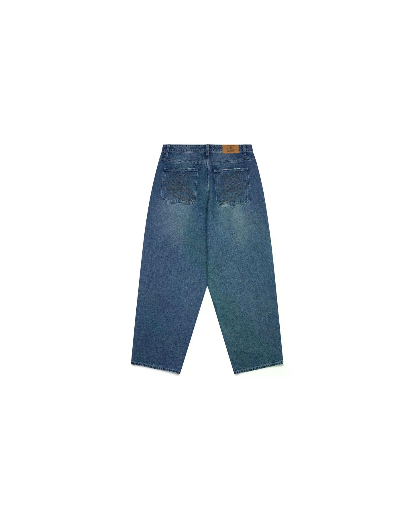 Deep Indigo Blue 13.5oz Phat Cut Denim Jeans