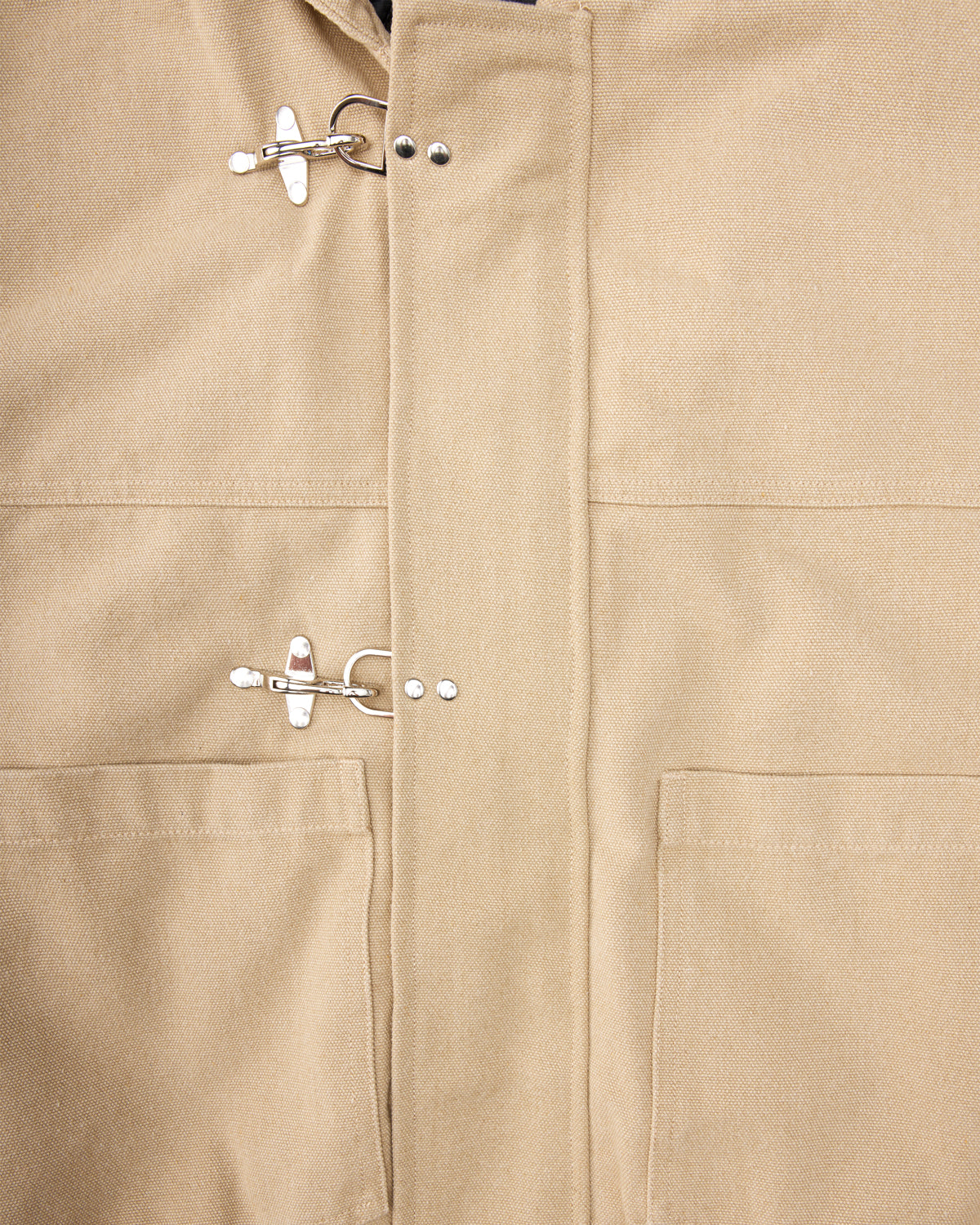Shige 15oz Khaki Canvas Clasp Bomber Jacket